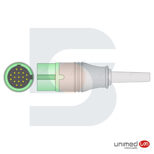 Cable ECG reutilizable 3 puntas / SpaceLabs